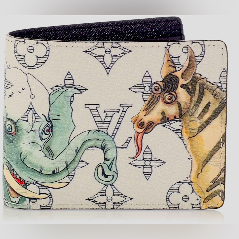 NWT Louis Vuitton White Monogram Savane Wallet